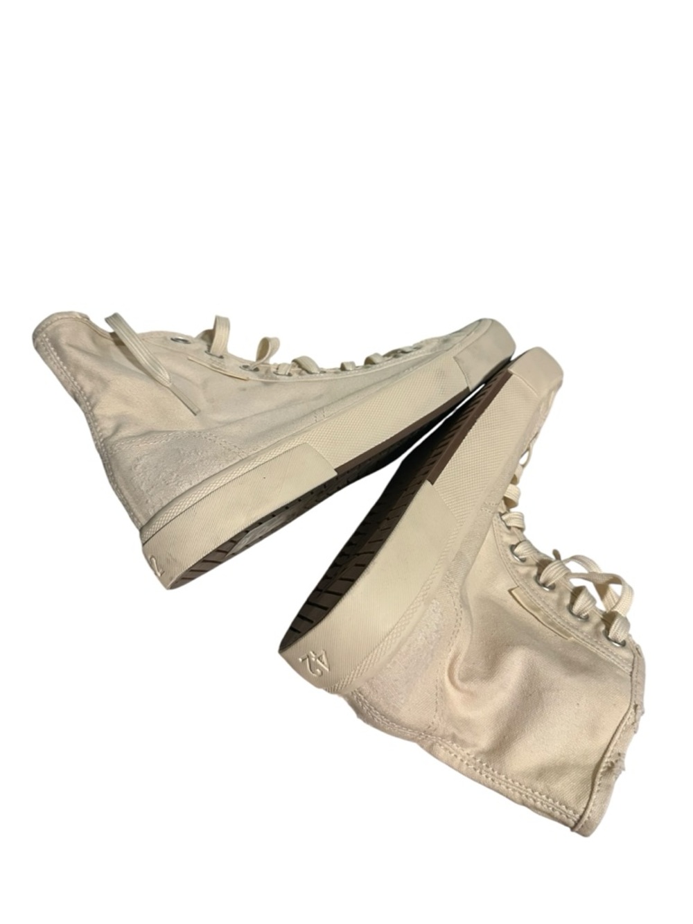 Balenciaga Cream High-Top Canvas Sneakers size 9/42 (unisex) - Picture 5 of 8